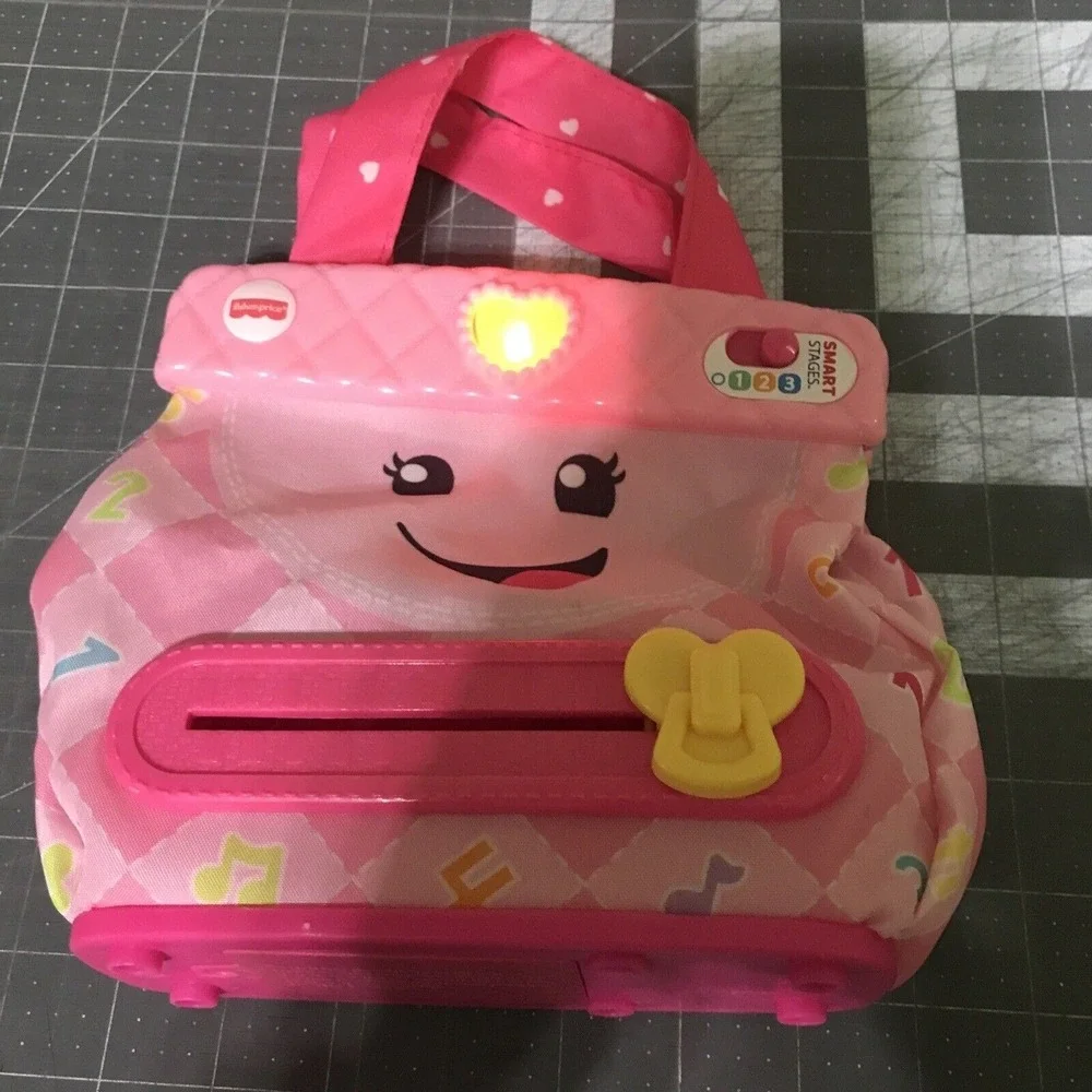 Fisher-Price Smart Stages‎ Pink Purse Educational Lights Music Sings